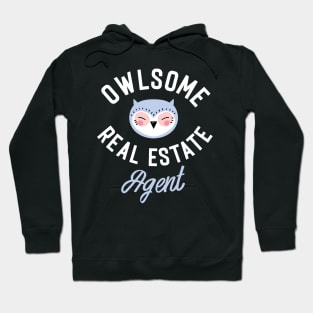 Owlsome Real Estate Agent Pun - Funny Gift Idea Hoodie